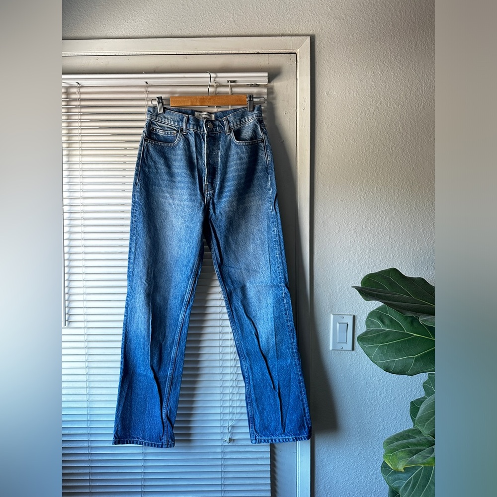 Reformation Cynthia High Rise Straight Jeans
